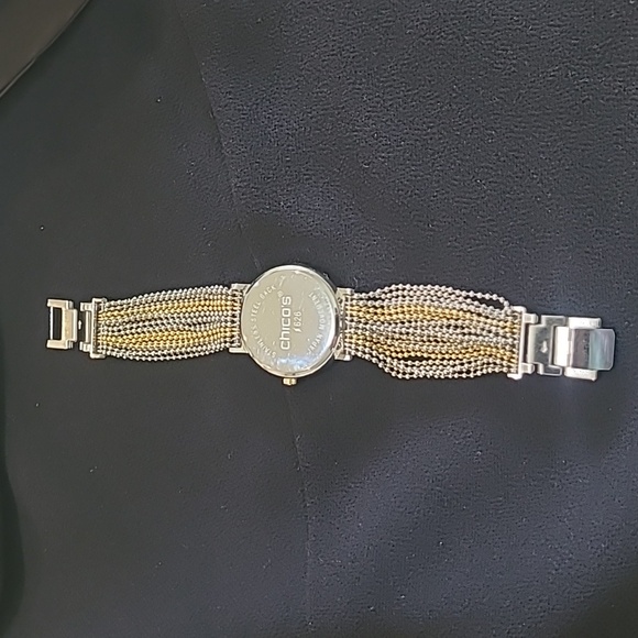Rare Vintage Chico\'s Gold/SilverTwo-Tone Women\'s Watch